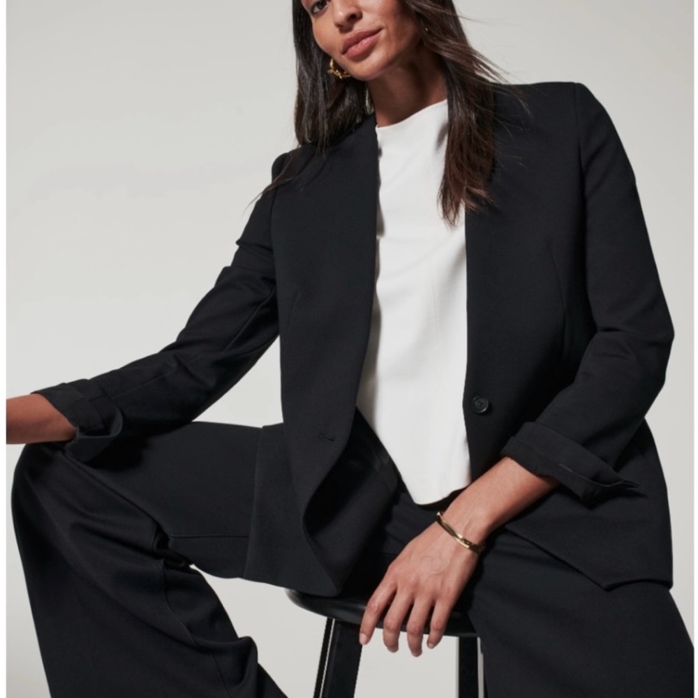 NWT SPANX The Perfect Oversized Blazer - BLACK